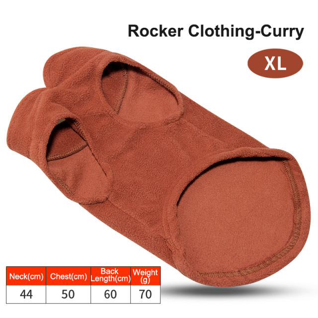 Fleece Vests Pet Clothes for Autumn and Winter Outdoor Sportswear