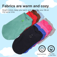 Fleece Vests Pet Clothes for Autumn and Winter Outdoor Sportswear
