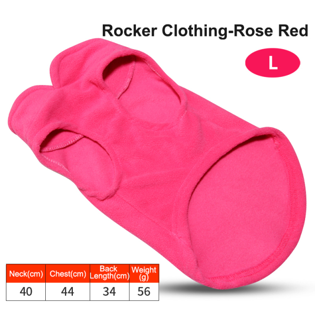 Fleece Vests Pet Clothes for Autumn and Winter Outdoor Sportswear