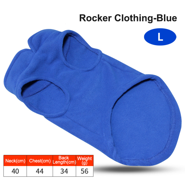Fleece Vests Pet Clothes for Autumn and Winter Outdoor Sportswear