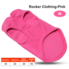 Fleece Vests Pet Clothes for Autumn and Winter Outdoor Sportswear
