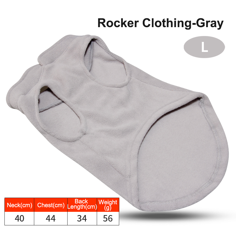 Fleece Vests Pet Clothes for Autumn and Winter Outdoor Sportswear