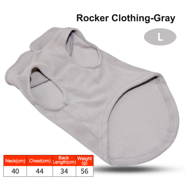 Fleece Vests Pet Clothes for Autumn and Winter Outdoor Sportswear