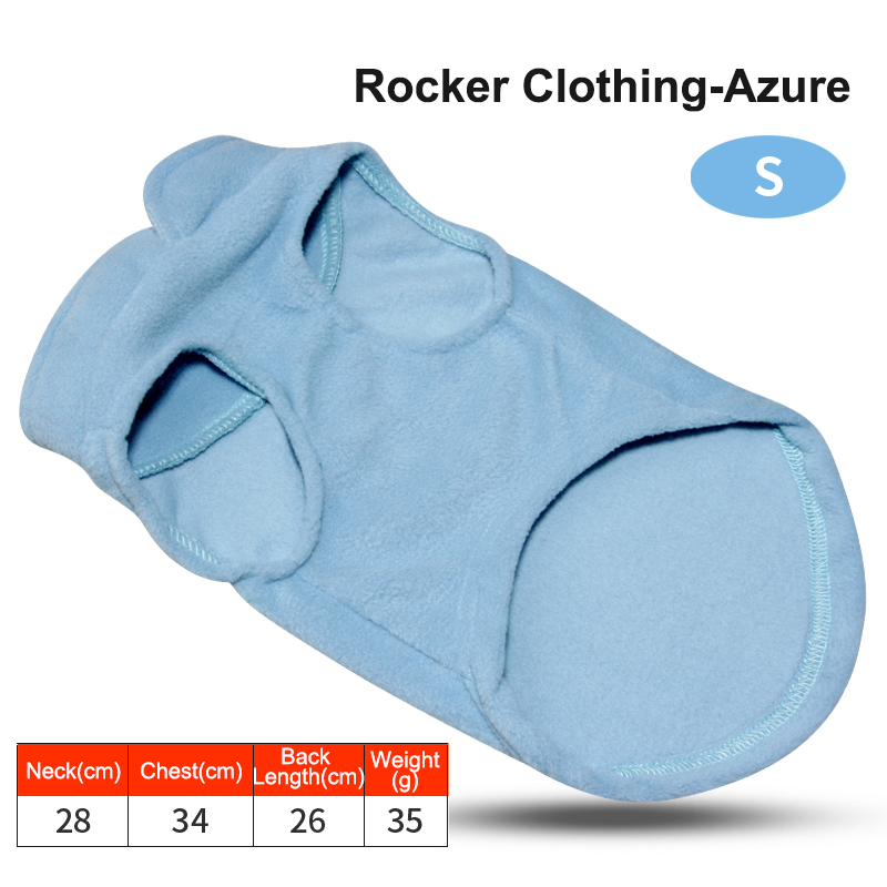 Fleece Vests Pet Clothes for Autumn and Winter Outdoor Sportswear