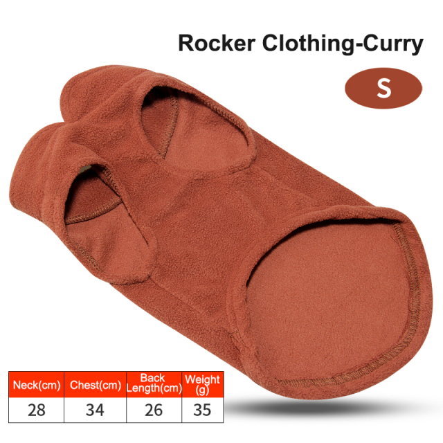 Fleece Vests Pet Clothes for Autumn and Winter Outdoor Sportswear