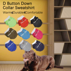 Winter Pet Polyester Vest Hoodie Puppy Clothes Comfortable Outfits for Medium and Small Dogs