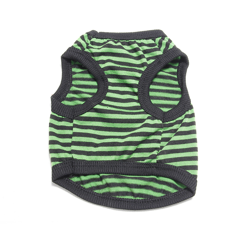 Pet Striped Clothes T Shirt Puppy Spring-Summer Vest for Small Dogs and Cats