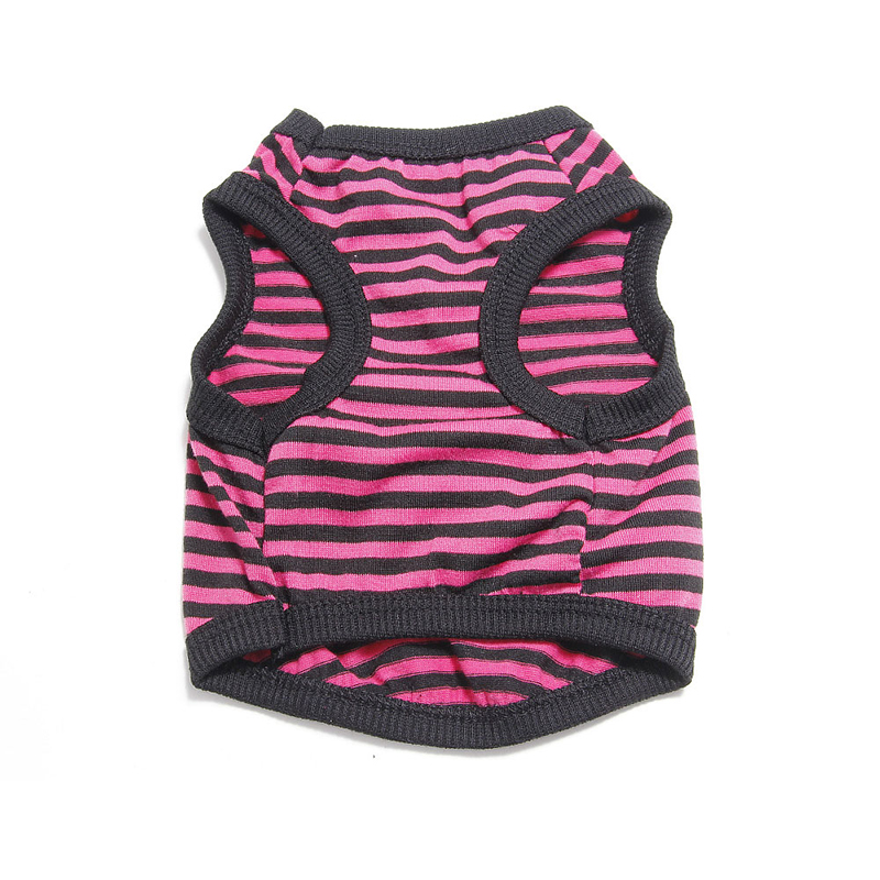 Pet Striped Clothes T Shirt Puppy Spring-Summer Vest for Small Dogs and Cats