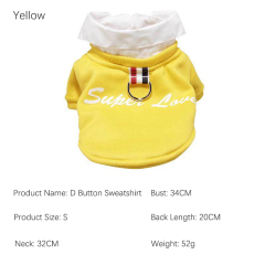 Winter Pet Polyester Vest Hoodie Puppy Clothes Comfortable Outfits for Medium and Small Dogs