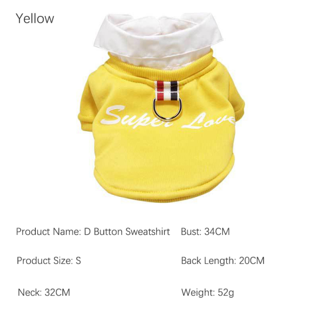 Winter Pet Polyester Vest Hoodie Puppy Clothes Comfortable Outfits for Medium and Small Dogs