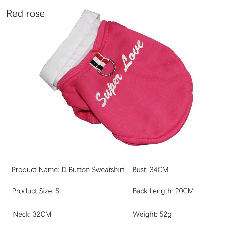 Winter Pet Polyester Vest Hoodie Puppy Clothes Comfortable Outfits for Medium and Small Dogs