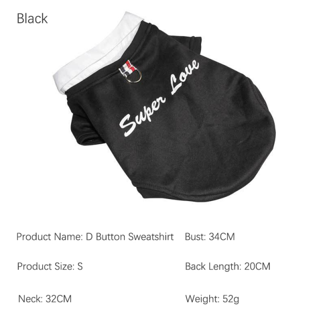 Winter Pet Polyester Vest Hoodie Puppy Clothes Comfortable Outfits for Medium and Small Dogs