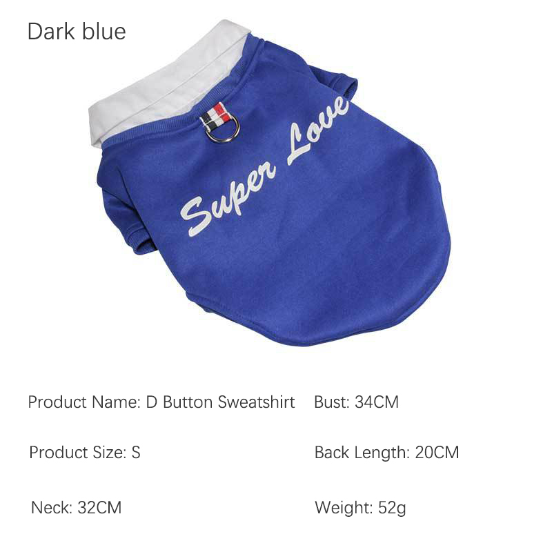 Winter Pet Polyester Vest Hoodie Puppy Clothes Comfortable Outfits for Medium and Small Dogs