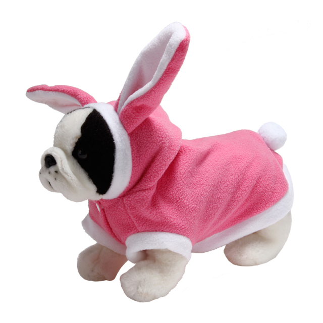 Warm Thickened Cat Costumes Rabbit Bunny Suit Pet Cute Winter Windproof Clothes