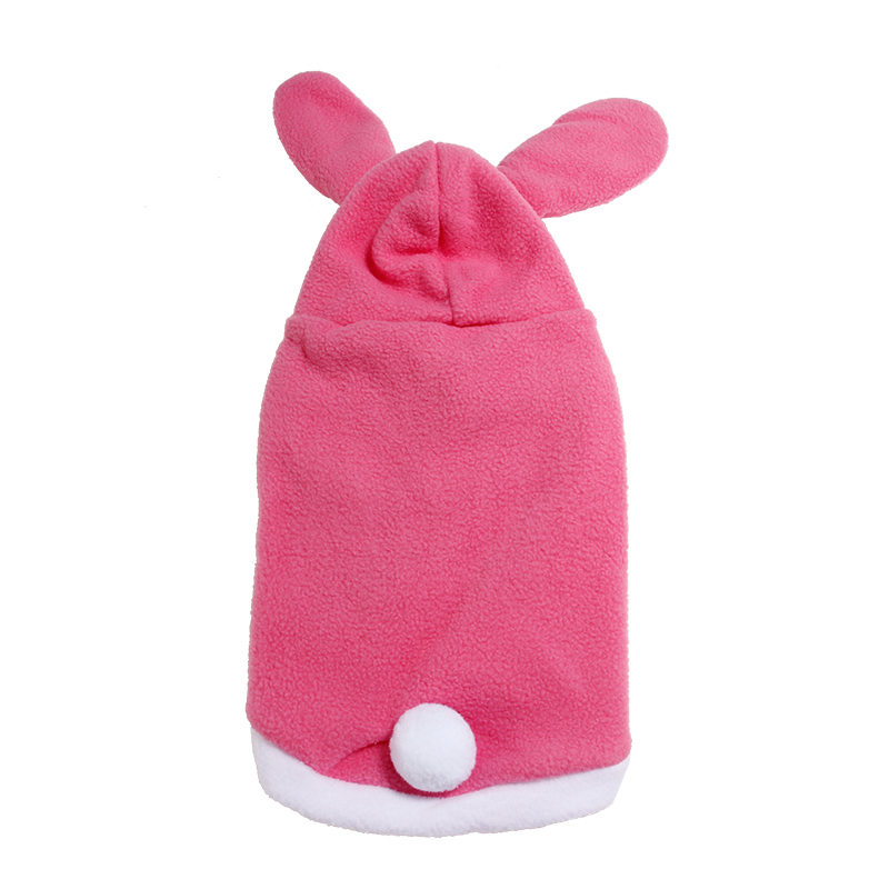 Warm Thickened Cat Costumes Rabbit Bunny Suit Pet Cute Winter Windproof Clothes