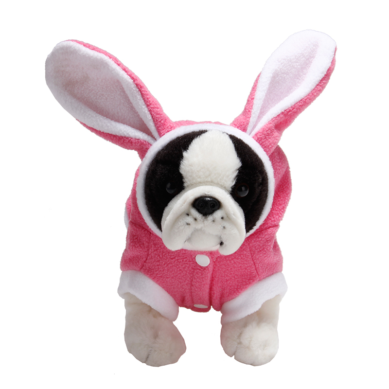 Warm Thickened Cat Costumes Rabbit Bunny Suit Pet Cute Winter Windproof Clothes