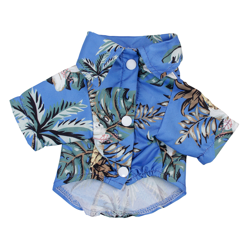 Hawaii Summer Beach Dog Shirts Breathable Pet Clothes for Small Puppy Cat Clothing Pet Accessoires