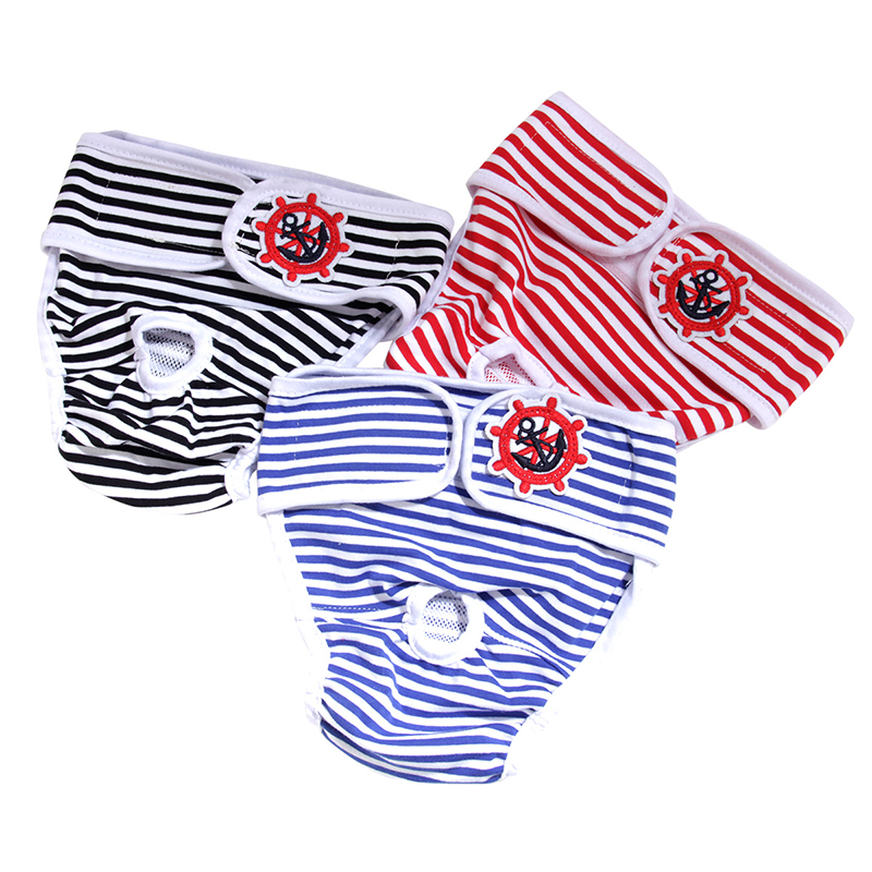 Female Dog Shorts Panties Menstruation Underwear Briefs Pet Washable Physiological Pant Diaper Sanitary Dog Pants