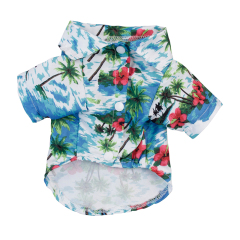 Hawaii Summer Beach Dog Shirts Breathable Pet Clothes for Small Puppy Cat Clothing Pet Accessoires