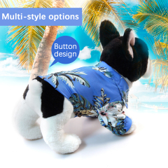 Hawaii Summer Beach Dog Shirts Breathable Pet Clothes for Small Puppy Cat Clothing Pet Accessoires