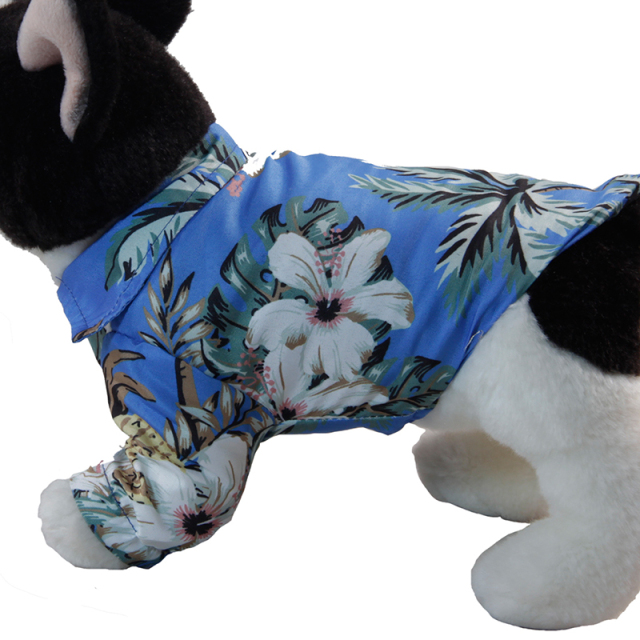 Hawaii Summer Beach Dog Shirts Breathable Pet Clothes for Small Puppy Cat Clothing Pet Accessoires