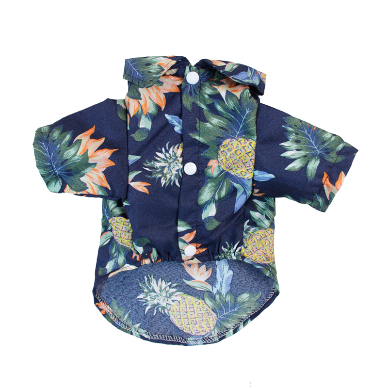 Hawaii Summer Beach Dog Shirts Breathable Pet Clothes for Small Puppy Cat Clothing Pet Accessoires