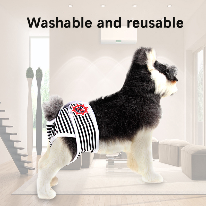Female Dog Shorts Panties Menstruation Underwear Briefs Pet Washable Physiological Pant Diaper Sanitary Dog Pants