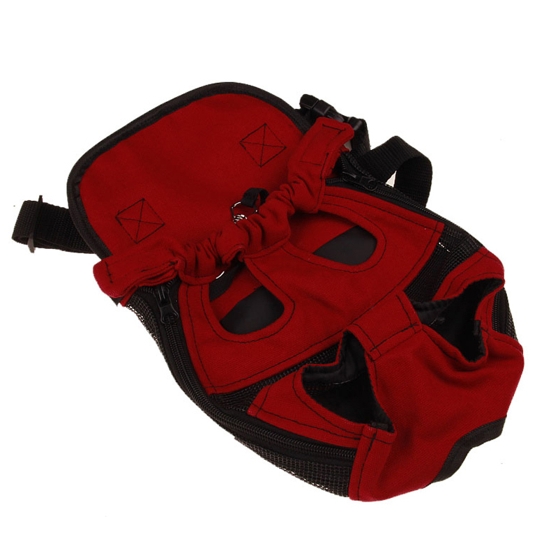 Front Backpack Dogs Safe Front Carrier Adjustable Portable Shoulder Strap Ergonomic Purple Design for Camping and Travelling