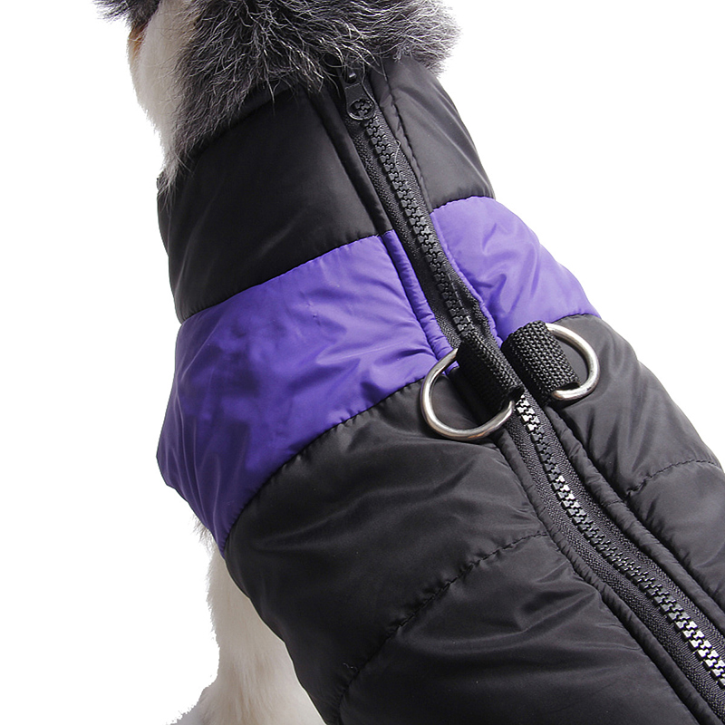 Sports Vest Pet Jacket with D Ring Leash Warm Clothes for Small Medium Large Dogs
