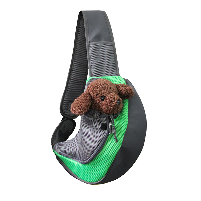 Outdoor Travel Mesh Oxford Pet Puppy Carrier Handbag Pouch Single Shoulder Bag