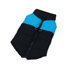 Sports Vest Pet Jacket with D Ring Leash Warm Clothes for Small Medium Large Dogs