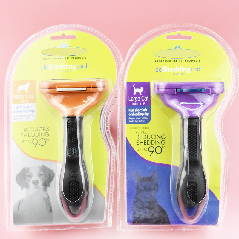 Pet Hair Removal Brush Comb for Dog and Cat Pushing Brush Hair Care