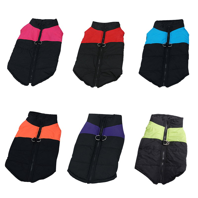 Sports Vest Pet Jacket with D Ring Leash Warm Clothes for Small Medium Large Dogs