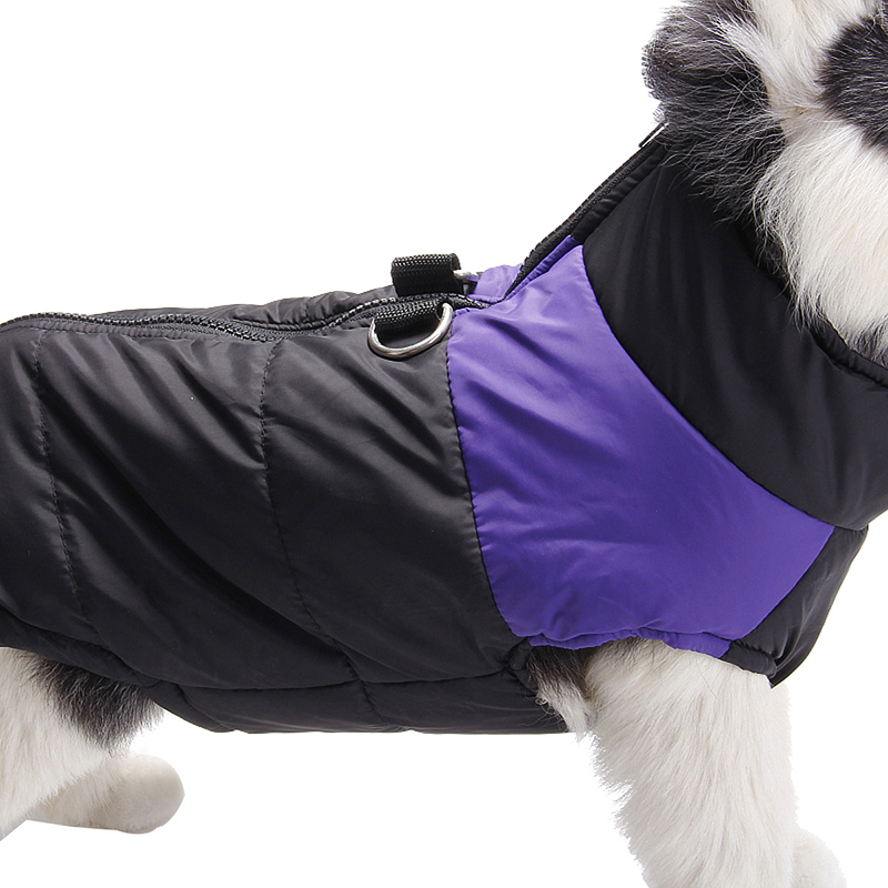 Sports Vest Pet Jacket with D Ring Leash Warm Clothes for Small Medium Large Dogs