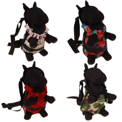 Front Backpack Dogs Safe Front Carrier Adjustable Portable Shoulder Strap Ergonomic Purple Design for Camping and Travelling