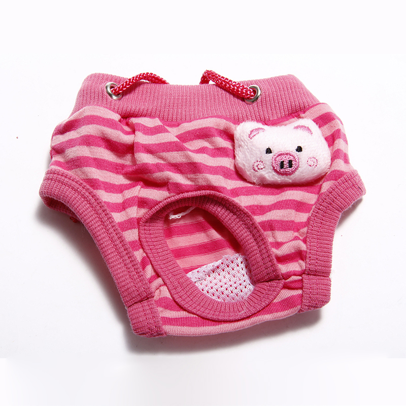 Female Dog Shorts Panties Menstruation Underwear Briefs Pet Washable Physiological Pant Diaper Sanitary Dog Pants