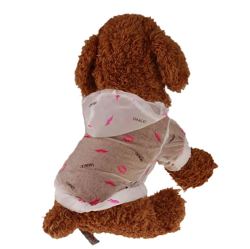 Summer Pet Clothes with Sun Protection Lip Print Design Dog Shirts for Small Puppy Clothing Pet Accessoire