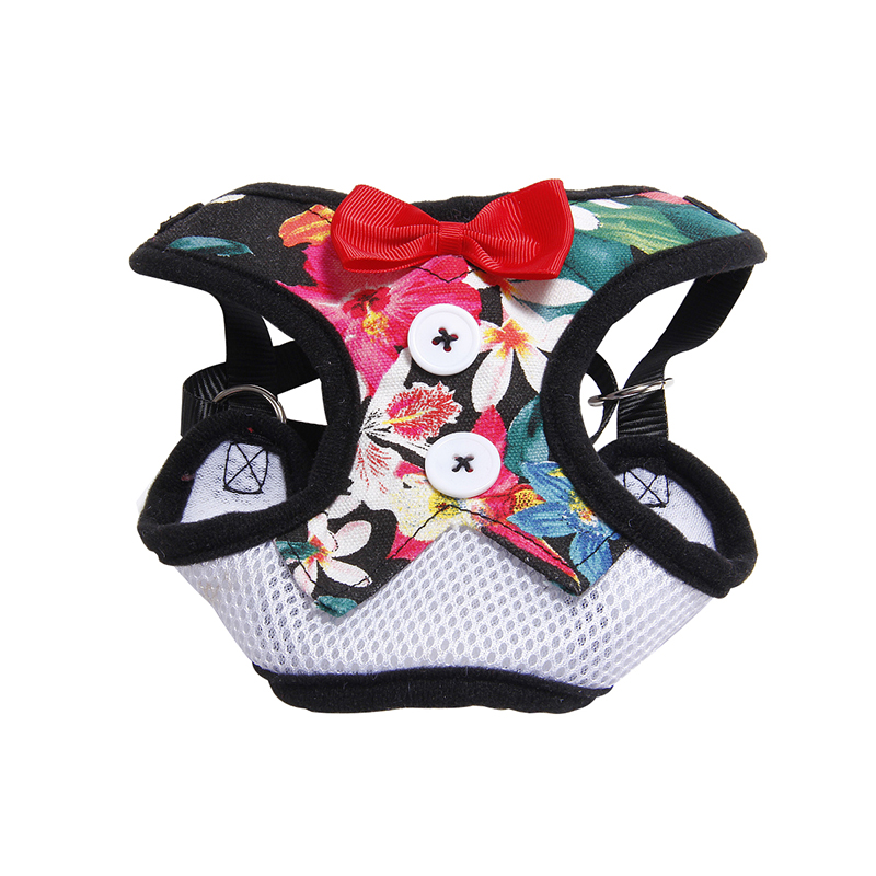 Pet Chest and Back Set with Evening Dress Vest and Cat Leash Set Pet Accessoire