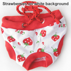 Female Dog Shorts Panties Menstruation Underwear Briefs Pet Washable Physiological Pant Diaper Sanitary Dog Pants