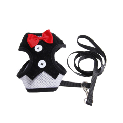 Pet Chest and Back Set with Evening Dress Vest and Cat Leash Set Pet Accessoire