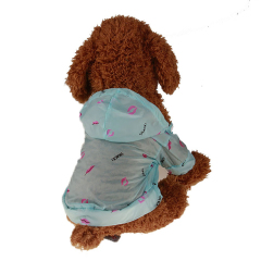Summer Pet Clothes with Sun Protection Lip Print Design Dog Shirts for Small Puppy Clothing Pet Accessoire