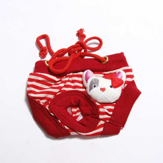 Female Dog Shorts Panties Menstruation Underwear Briefs Pet Washable Physiological Pant Diaper Sanitary Dog Pants