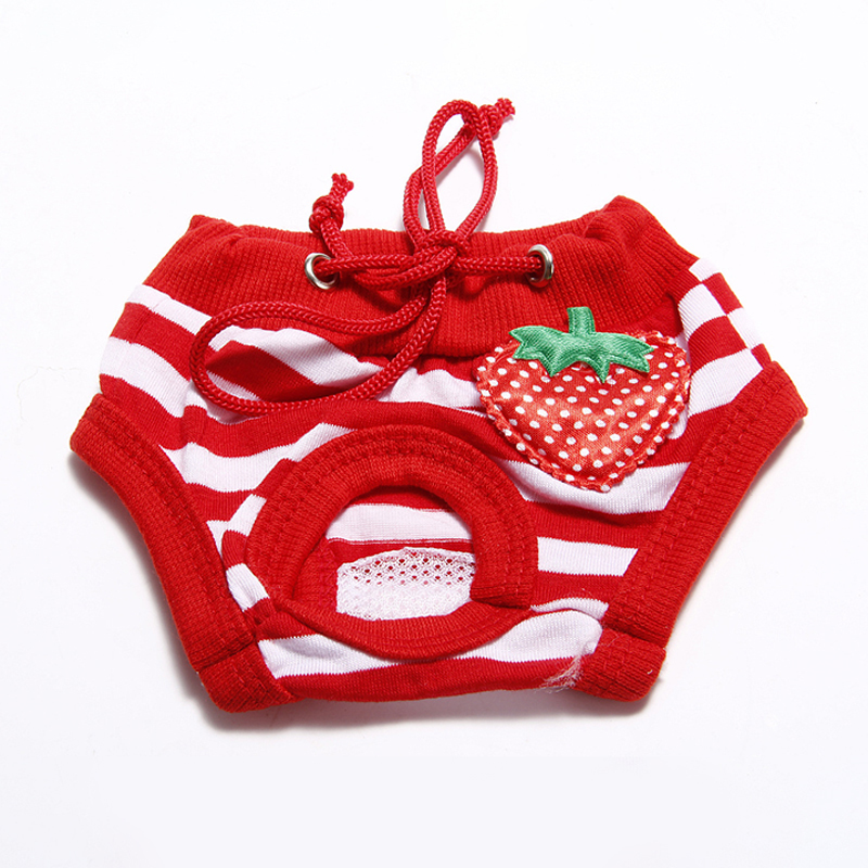 Female Dog Shorts Panties Menstruation Underwear Briefs Pet Washable Physiological Pant Diaper Sanitary Dog Pants