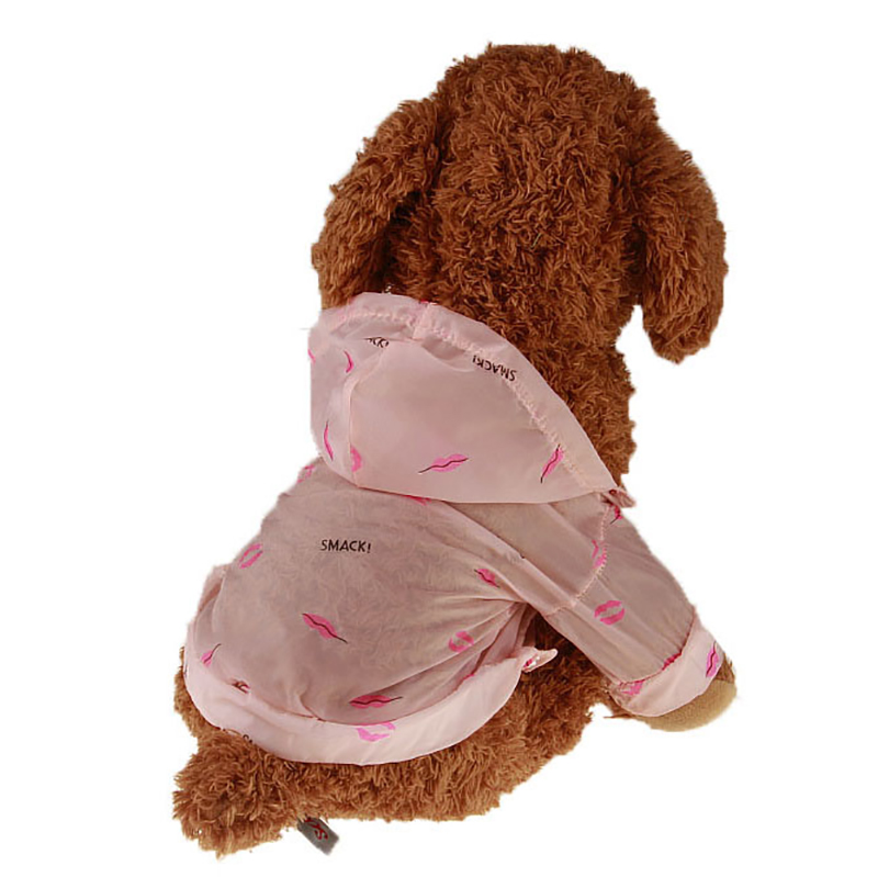 Summer Pet Clothes with Sun Protection Lip Print Design Dog Shirts for Small Puppy Clothing Pet Accessoire