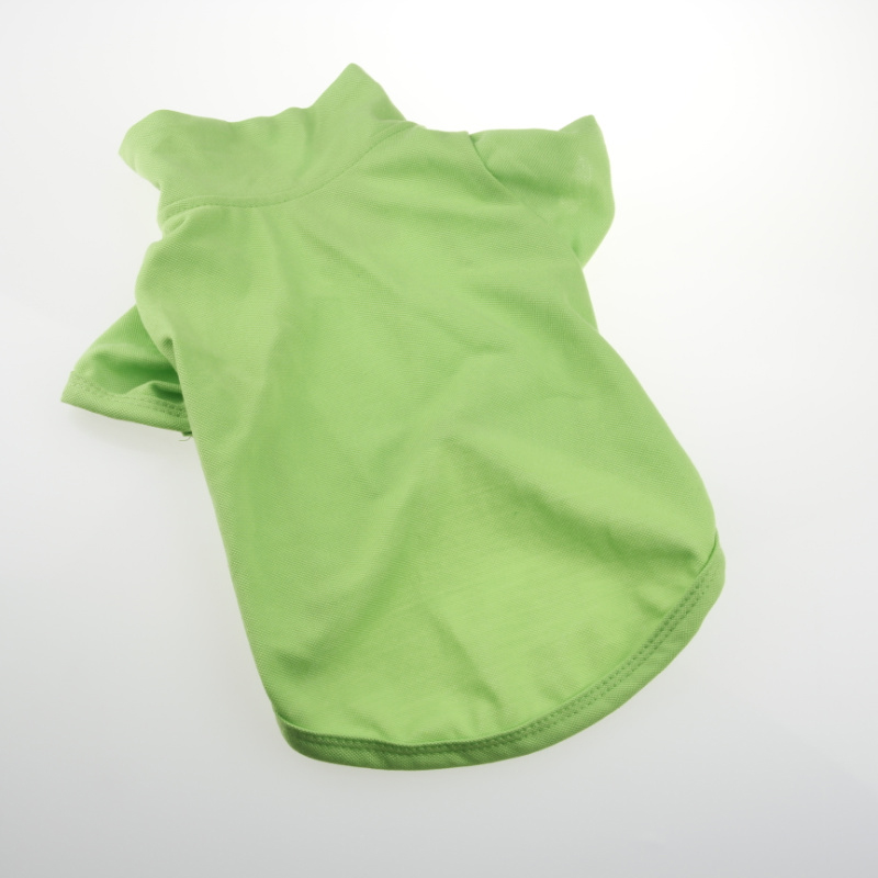 Spring-Summer Candy-colored Simple and Stylish Dog Polo Shirt for  Medium Small Puppy Clothing Pet Accessoire