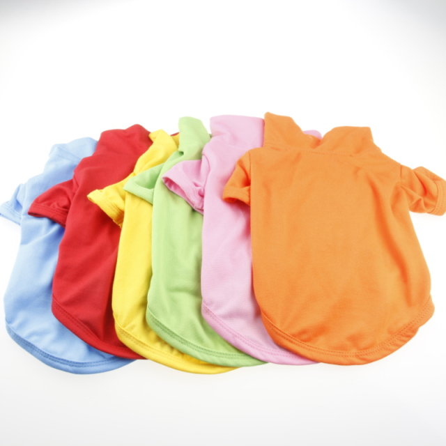 Spring-Summer Candy-colored Simple and Stylish Dog Polo Shirt for  Medium Small Puppy Clothing Pet Accessoire