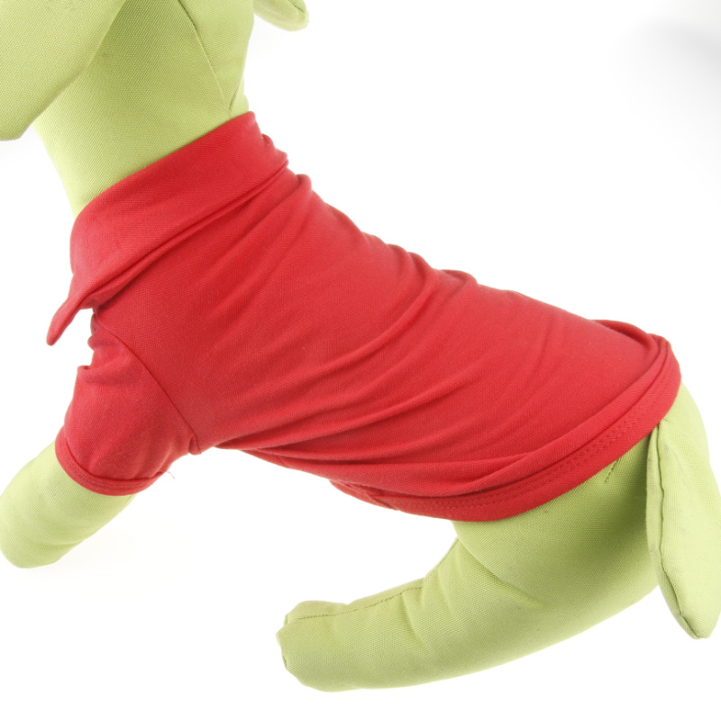 Spring-Summer Candy-colored Simple and Stylish Dog Polo Shirt for  Medium Small Puppy Clothing Pet Accessoire