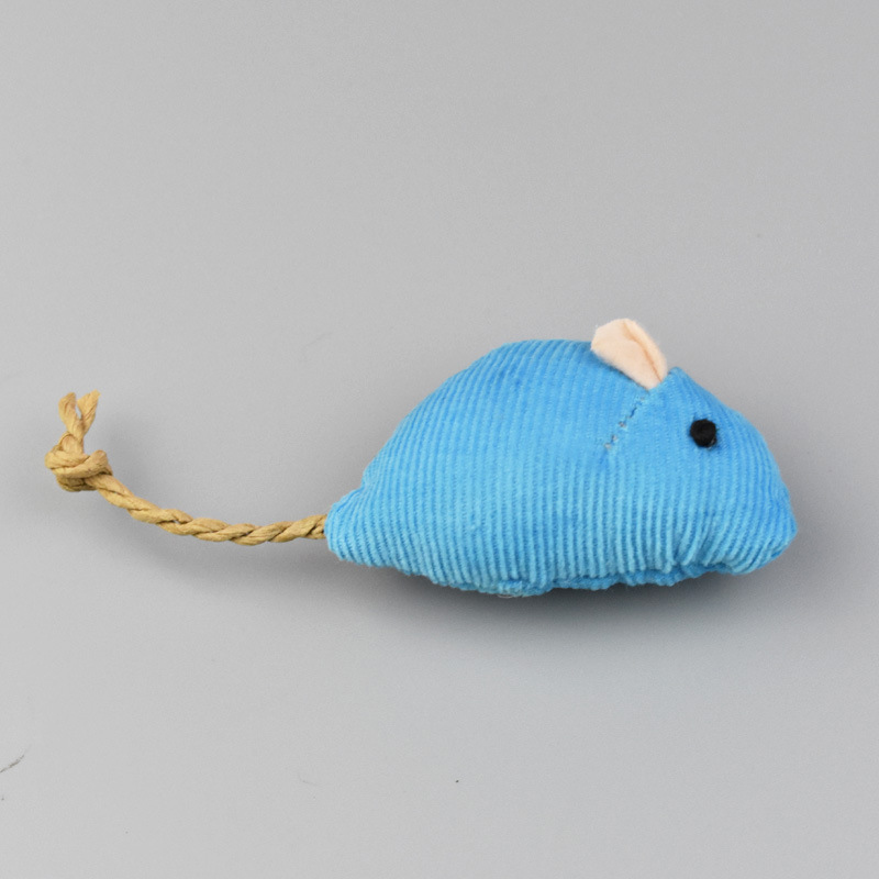 Furry Plush Cat Toys Mice Mouse Simulated Small Animals For Kitten Pet Playing Scratch Training Game Interactive Pet Supplies
