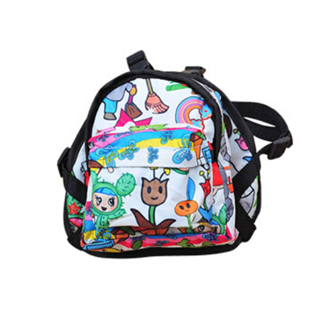 Printed Bag Pet Backpack Dog Harnesses Leashes Set Pet Chest Rope Leading Products for Animals Collar Acessorios Traction