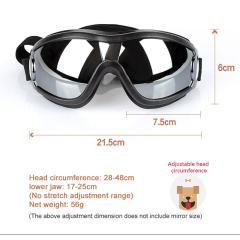 Dog Sunglasses Stylish UV Protection Pet Goggles with Lightweight Frame